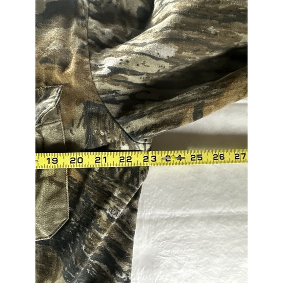 Valeo Realtree Camo Button Up Hunting Shirt Jacket Mens Medium USA Made Collared - Picture 6 of 13